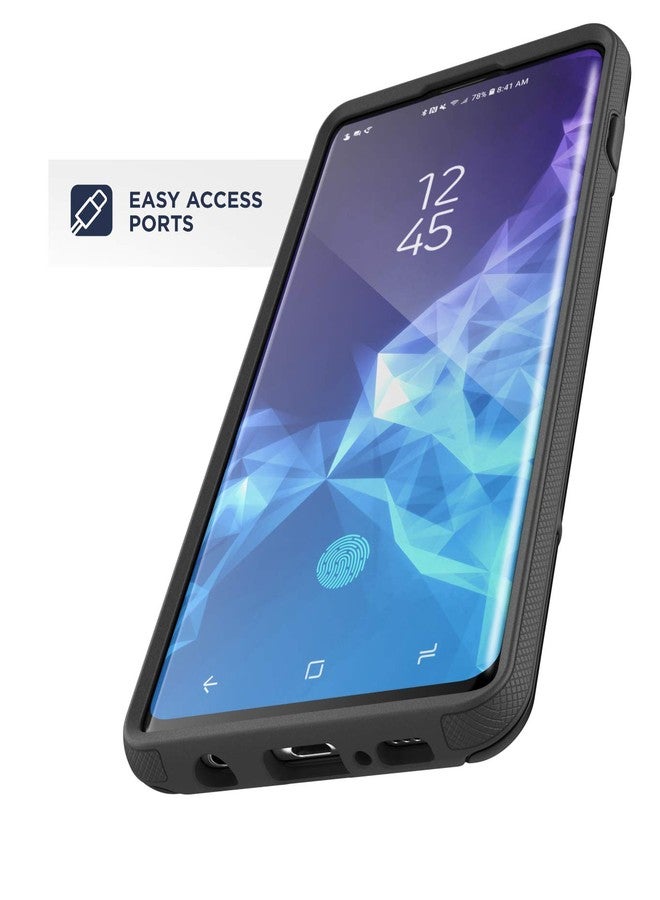 ENCASED Shockproof Galaxy S10 Plus Case - Heavy Duty Protective Cover, Black (Rebel Series for 2019 Samsung S10+) - Image 4